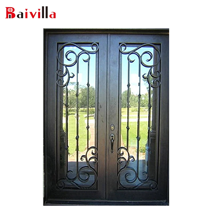 Front Wrought Iron Safety Patio Doors Design Buy Wrought Iron