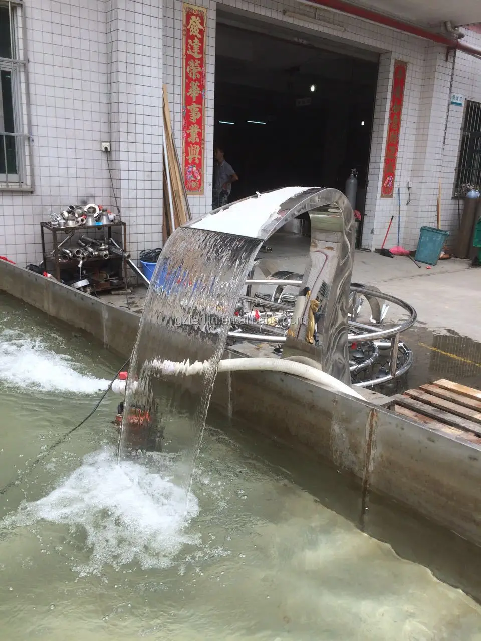 Backyard Wallmounted Artificial Waterfalls for Home, View artificial