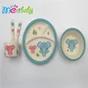 Competitive Price Cute Colorful Bambu Dinnerware/Natural Disposable Plates/Disposable Bamboo Forks
