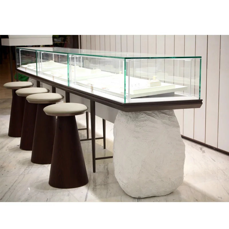 Modern Glass Jewelry Led Light Jewellery Display Showcase Buy