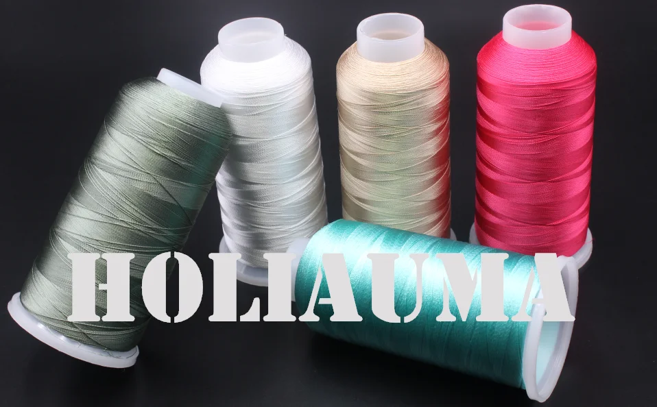 120D/2 High Quality Embroidery Thread Rayon Polyester thread for Machinery Embroidery