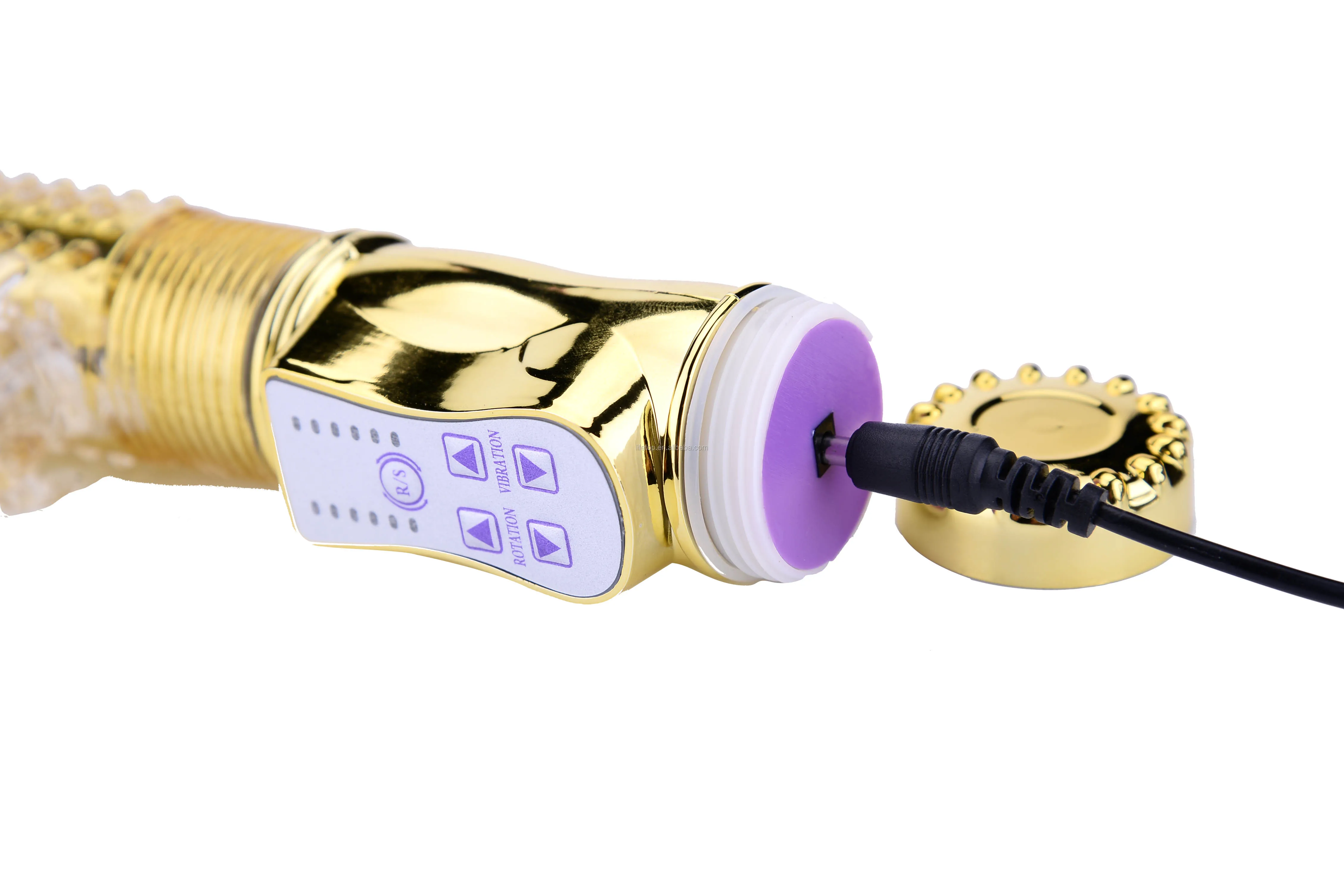 Amazon Hot Selling Sex Toys G Spot Rotation Thrusting Dildo Vibrators