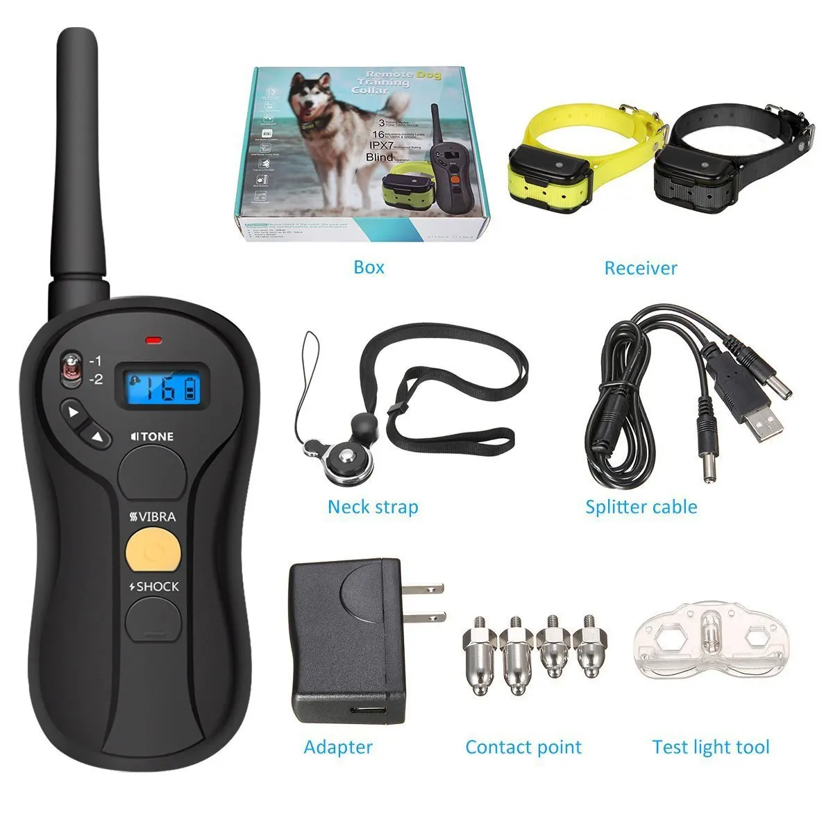 New Pet Products Electric Shocker For Dogs Pet Collar Remote Controlled