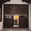 wooden color aluminum shutter