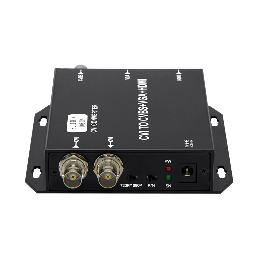 2 Channels Cvi Converter Hd Video Converter Cvi To Hdmi/vga/cvbs Converter Hd Analog To Ip
