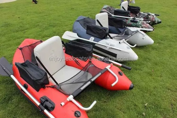 Fishing Float Tube Fly Boat Pontoon Inflatable Belly River Camping Fish