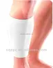 White Color Knitting Elasticated Shin Pads suit for soccer ball