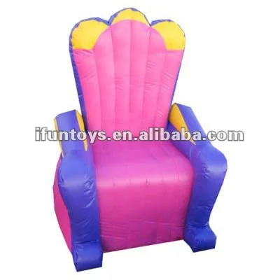 Pink Inflatable Throne Chair Pink Inflatable Throne Chair