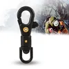 5pcs/bag Outdoor Tactics 360 Degree Swivel Mini Keychain Carabiner Clip Hanging Buckle Hook