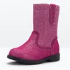 2018 kids fashion factory Price winter tall shoes girl's pretty pretty snow boots