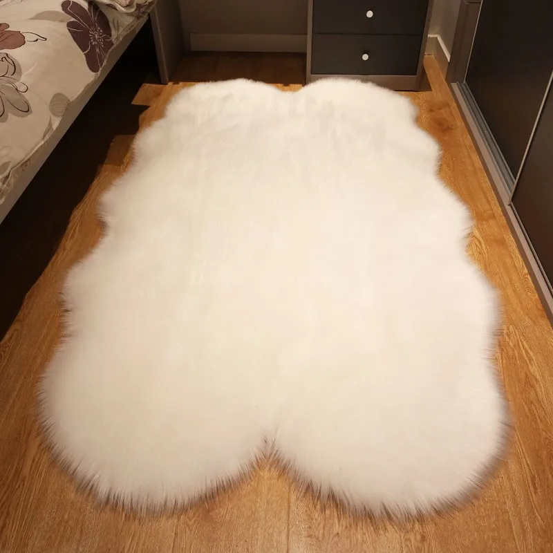 Home Textile Free Sample Faux Rabbit Fur Rug Carpet With Cheap Price