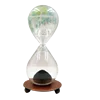 Factory wholesale sand clock hand blown glass 24 hours hourglass