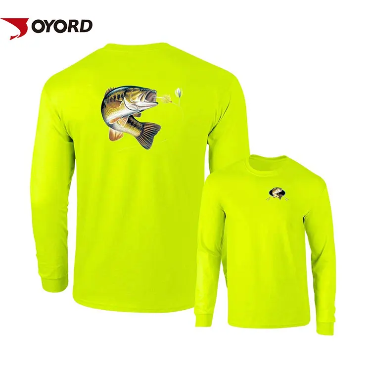 Wholesale Moisture-Wicking Sublimation Latest Design Fishing Jersey