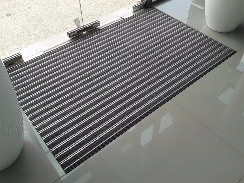 Recessed Antislip Aluminum Door Mat Entrance Mat For Indoor Shopping