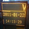Double side outdoor amber color led display \ adversiting running message screen