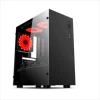 V9 gaming micro case support PSU in bottom Side Window Computer Case Made In CHINA
