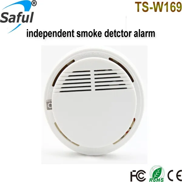 Saful Independent Smoke Detector Sensor Alarm With Low Voltage
