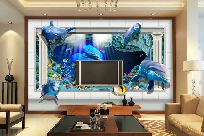 Newest Design Seaword 3d Inkjet Tile Tv Background Ceramic 3d Wall Tile -  Buy 3d Wall Tile,Ceramic 3d Wall Tile,3d Ceramic Wall Tile Product on  