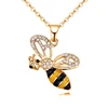 2018 Hot Sale Animal Edition Gold Bee Necklace Small Costume Statement Necklace