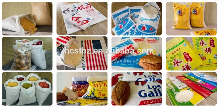 China hotsale laminated pp woven shopping bagcolorful stripe  packing vegetables, friuts export to Africa