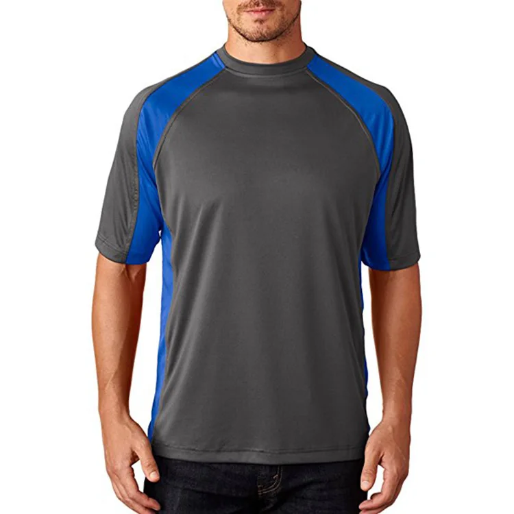 Silk Screen Printed Best 95 Polyester 5 Spandex Dry Fit Sport T Shirt