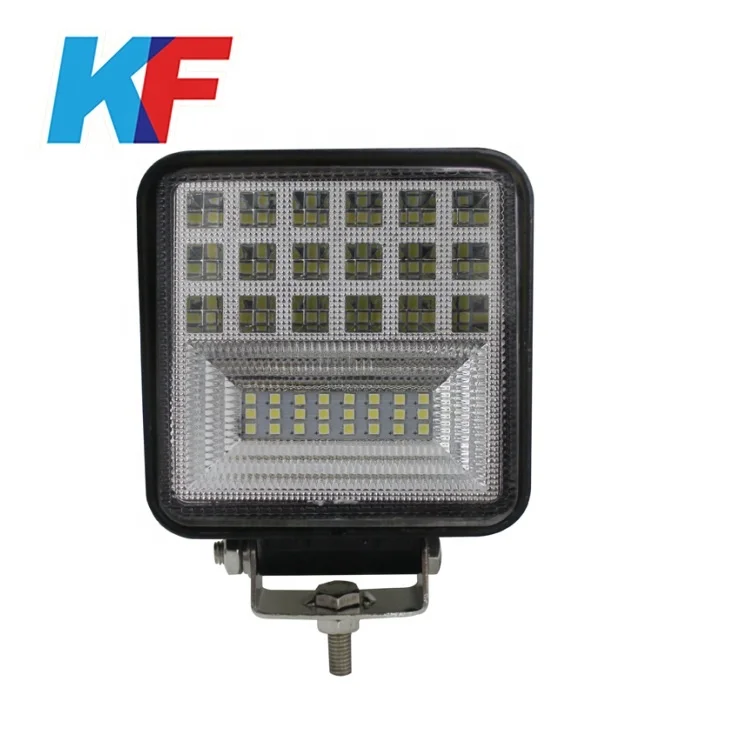 48W LED Work Light For Tractor Off Road Truck Boates,Auxiliary LED Tractor Lights Wider Flood light, KF-W126 With Angel eyes