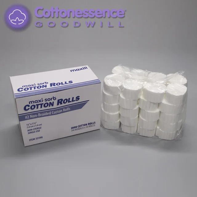 10*38mm Cotton Roll Dental For Medical Use Buy Dental Cotton Roll