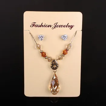 Custom Necklace Earring Display Cards Paper Holder Custom Necklace Earring Display Cards Paper Holder