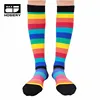 Graduated rainbow 20-30mmHg knee high Compression socks