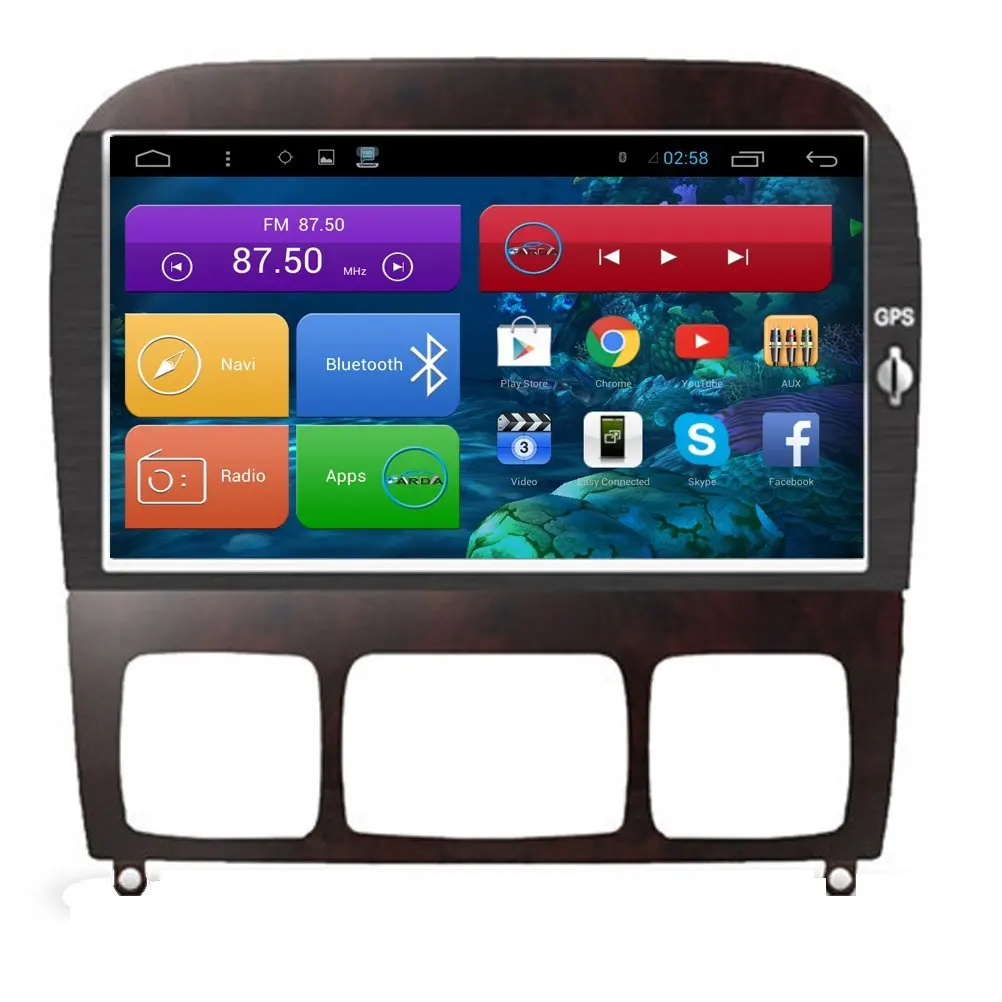 Get Quotations · TOPNAVI 9 Inch 1024600 Android 6.0 Car DVD Player for Mercedes  Benz Mercedes