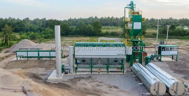 SAP120 portable hot mix asphalt plant,asphalt mixing plant price