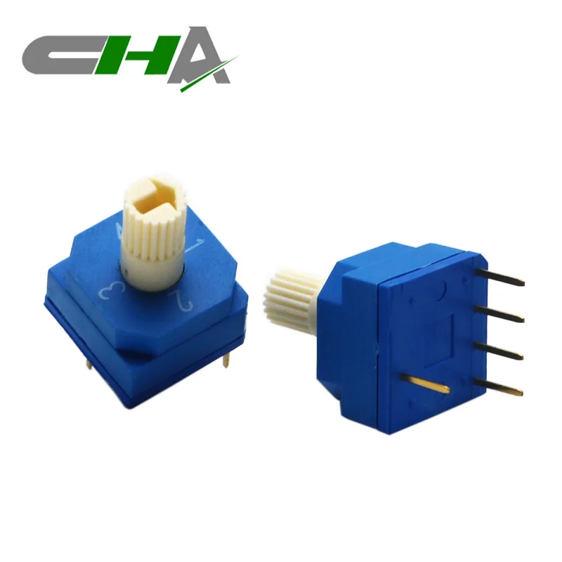 Rotary Code Switch With 7.3mm Handle 4 Positions Cha Factory Buy