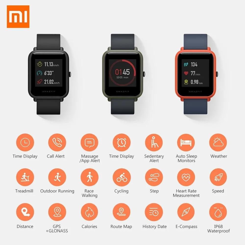 xiaomi smartwatch huami amazfit bip