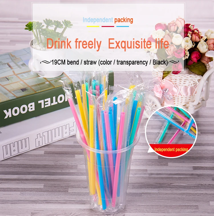 Colorful Custom Eco Friendly Disposable Plastic Drinking Straw Buy