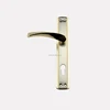 2017 Africa Cheap Golden Finish Modern Entry Door Handle Lock