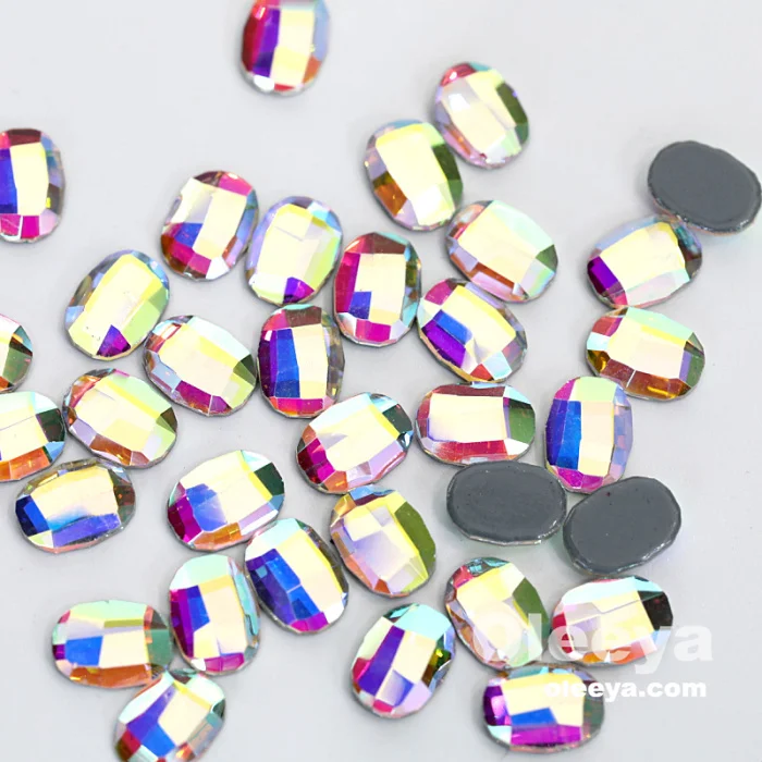 Factory Wholesale Crystal Marquise Hot Fix Rhinestones Horse Eye Stones for Women High Heel Shoes Decoration