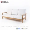 Luxury modern design outdoor wooden furniture Simple Teak wood sofa Prices cut in half