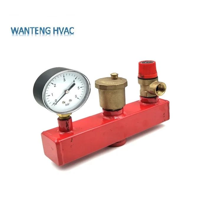 Brass Safety Valve Group Set Air Vent Valve Use For Boiler Buy Safety