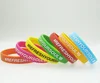 Factory direct sales cheap custom made silicone bracelet wristband