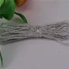 Fashion clothes parts sliver glitter rope custom made sparkle metallic string