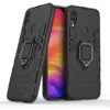 Ring Holder Bracket Magnet Armor Case For Xiaomi Redmi Note 7