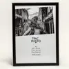 Wholesale cheap home decor wall mounted poster frame solid wood 11x14 black picture frame