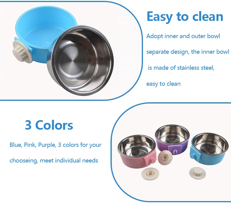 Dog Kennel Food Bowls Cheap Hanging Pet Dog Bowls That Attach To Crate
