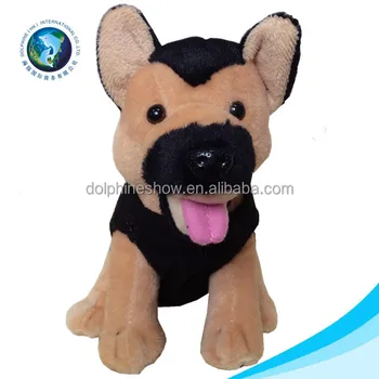 police dog plush toy