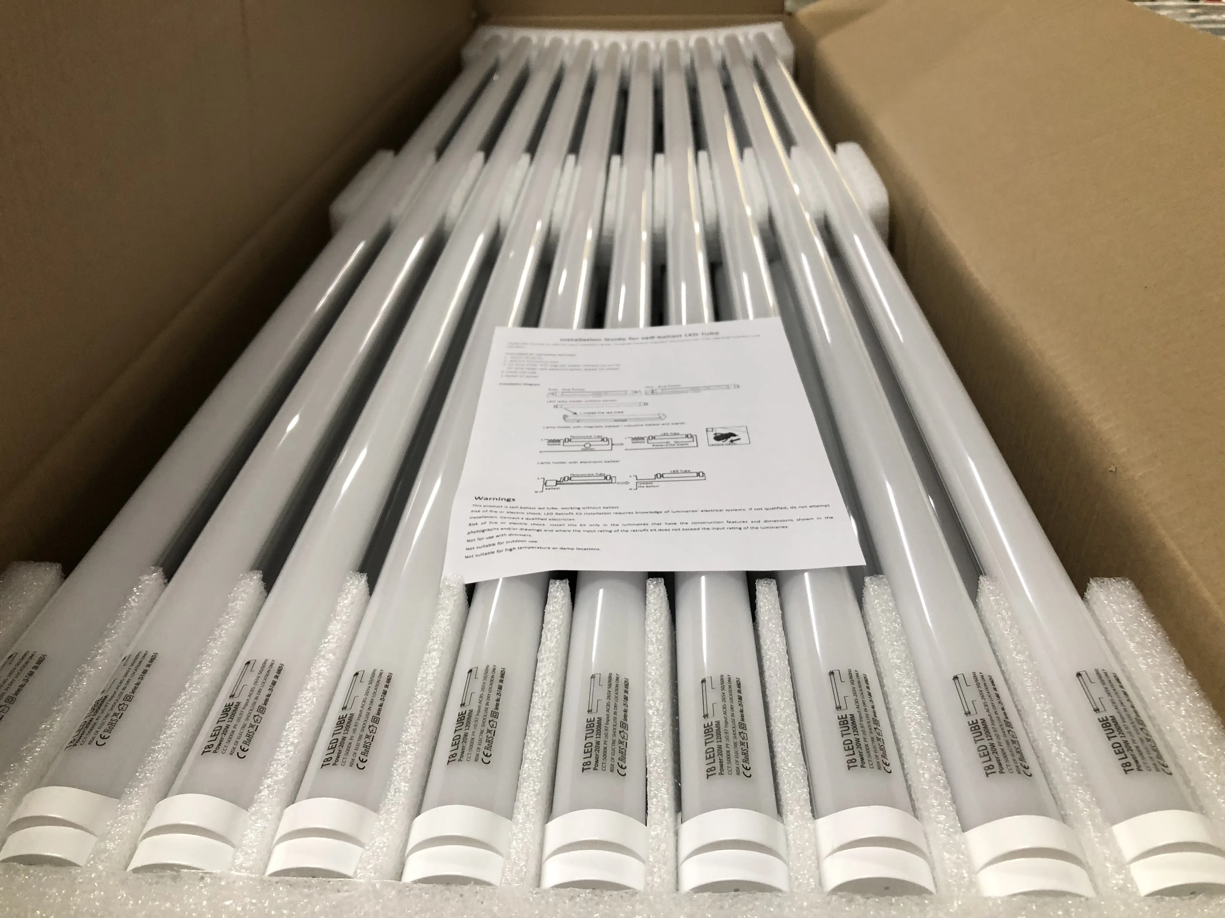 Led Lamp Used In Fluorescent Tube Luminaires T8 2ft 9w Operate With An