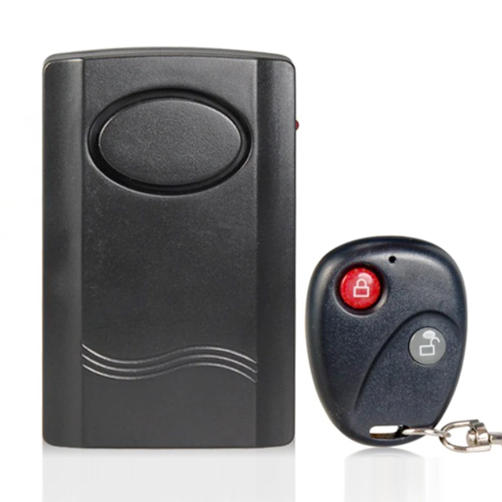 Mini House Alarm Door Window Wireless Vibration Alarm With Ir Remote ...