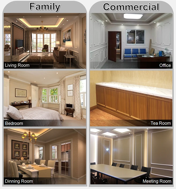 Waterproof bathroom wall board insulated wall panel wood custom pvc plate wpc board for wall