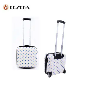 Lovely Dot Design Ladies Kids Small Laptop Trolley Bag, View ...