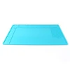 Insulation Pad Anti-static Soldering Repair Station Silicon Soldering Mat Work Desk Platform For BGA Electronic Developed Board