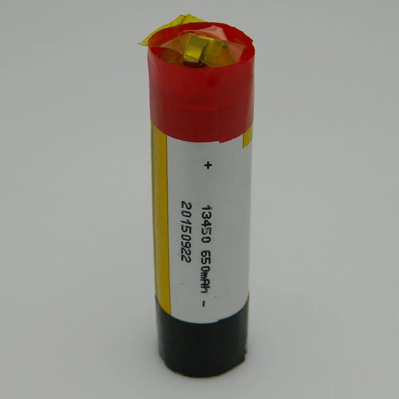 China Supplier Hot Sale 3.7v 650mah Cylinder Lithium Ion Polymer 13450 ...